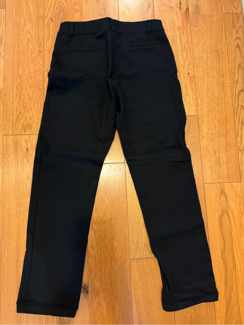 Quince Black Straight Trousers - Picture 2 of 4